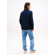 Tommy Hilfiger Ανδρική πλεκτή μπλούζα Cable Knit Quarter-Zip Slim Jumper